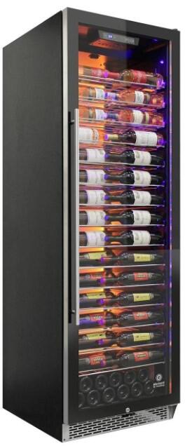 Element by Vinotemp EL168COMM Private Reserve Series 24 Inch Black Wine Cooler