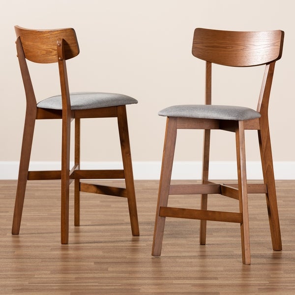 Cameron Modern and Contemporary Transitional 2-PC Counter Stool Set