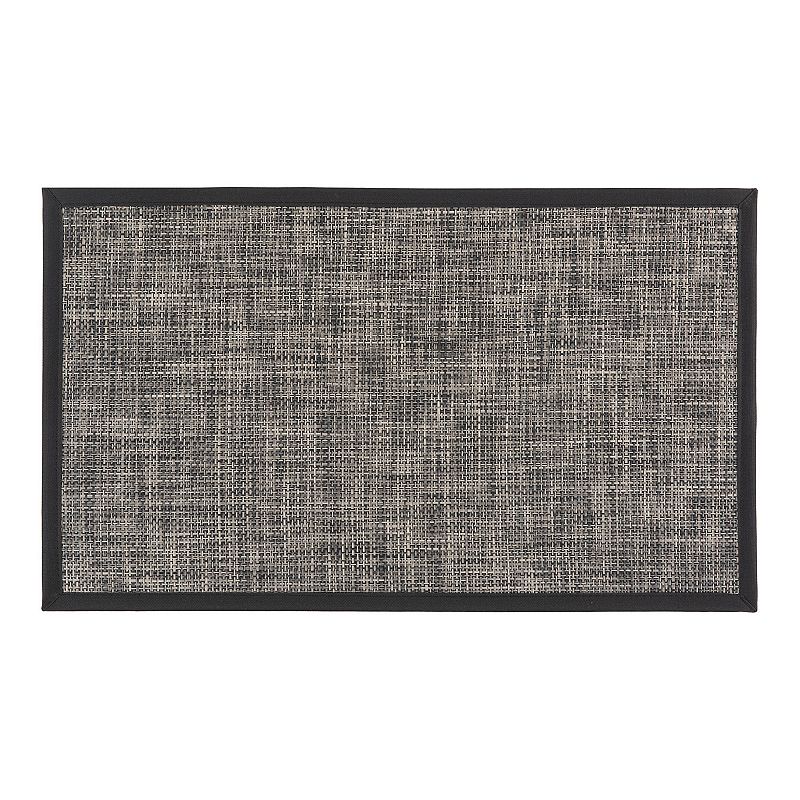 World Rug Gallery Basketweave Textline Anti-Fatigue Mat