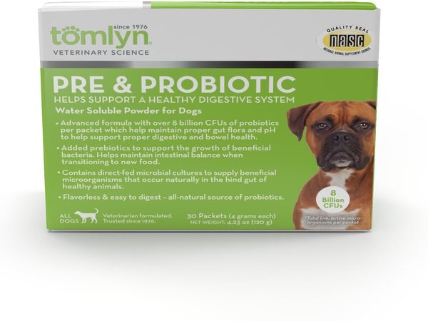 Tomlyn Pre and Probiotic Powder Digestive Supplement for Dogs