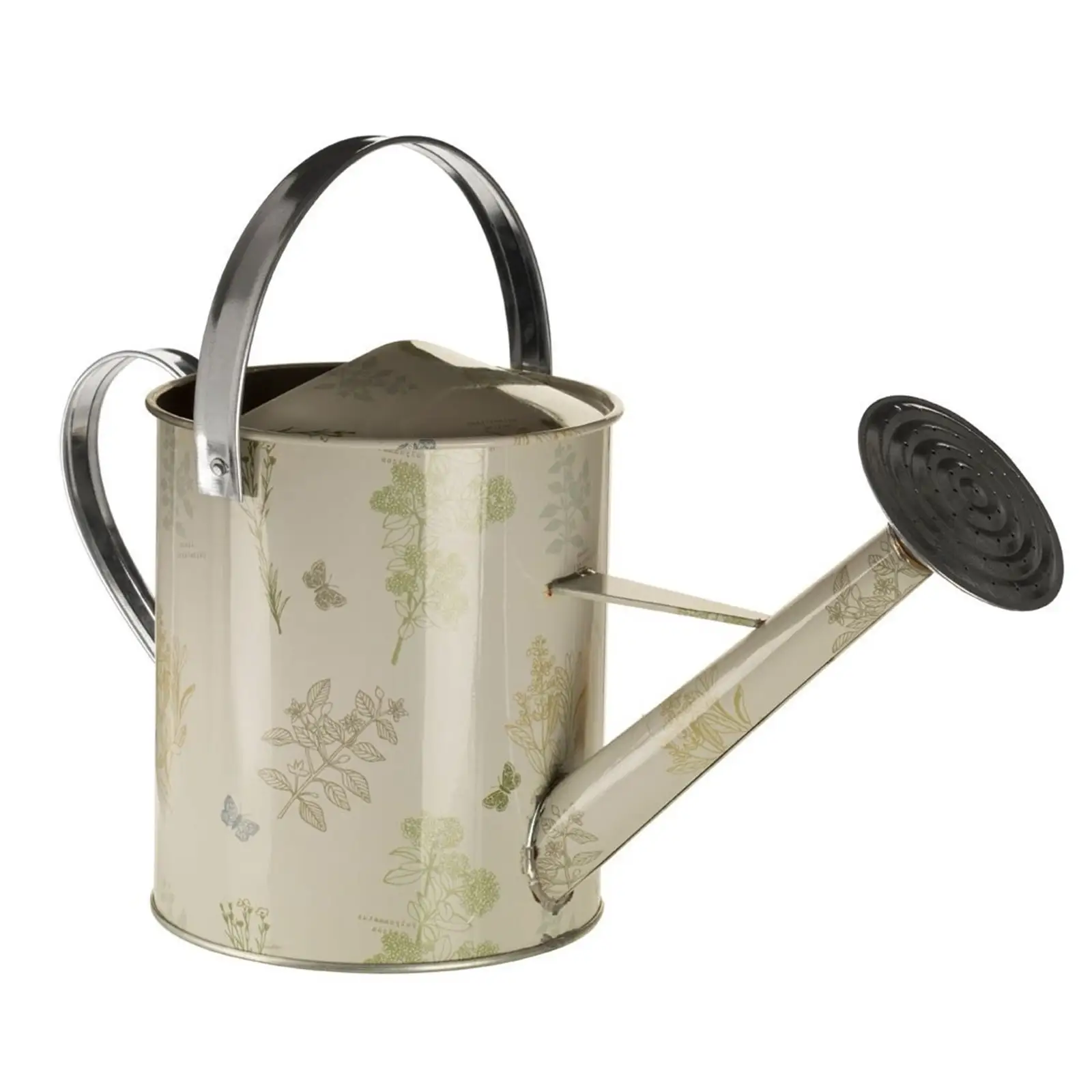 Unique cute Mini Galvanized iron and zinc watering can farmhouse watering can with rope handle available in low prices