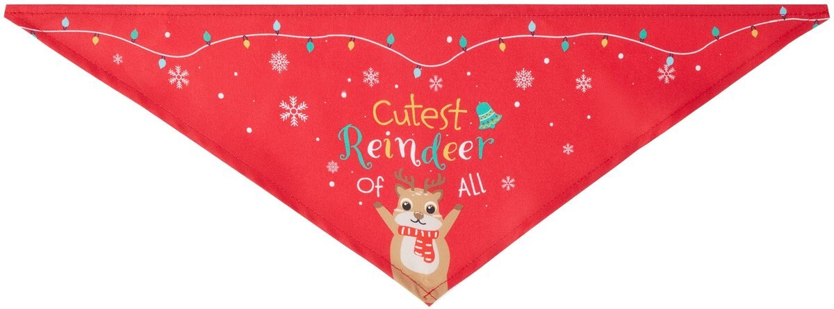 Frisco Cutest Reindeer of All Dog and Cat Bandana