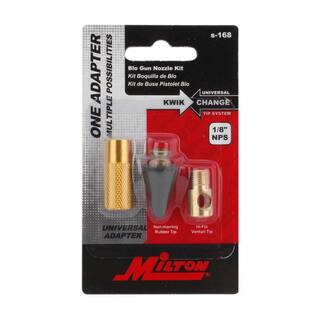 Milton KWIK-CHANGE Universal Tip System Blow Gun Nozzle Set s-168