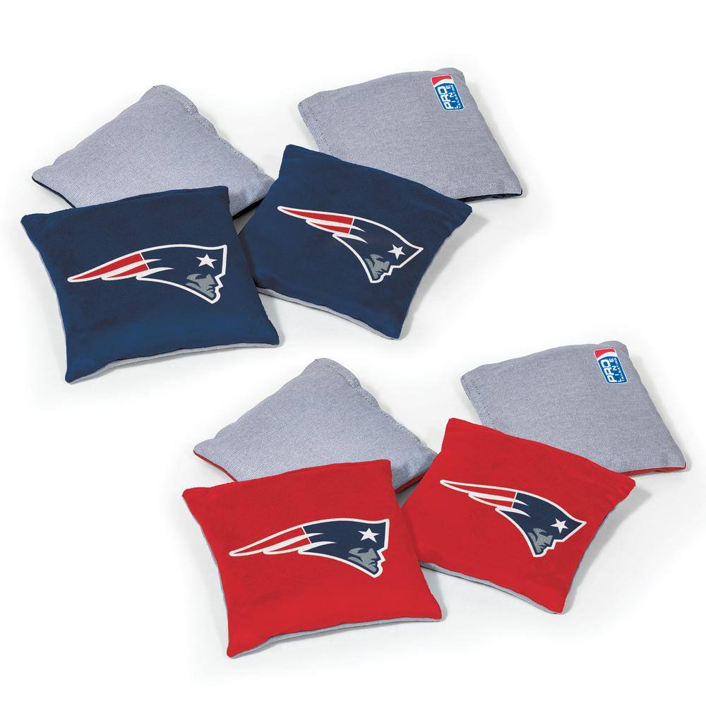 Wild Sports New England Patriots 16 oz. Dual-Sided Bean Bags (8-Pack) 1-16188-SS118D