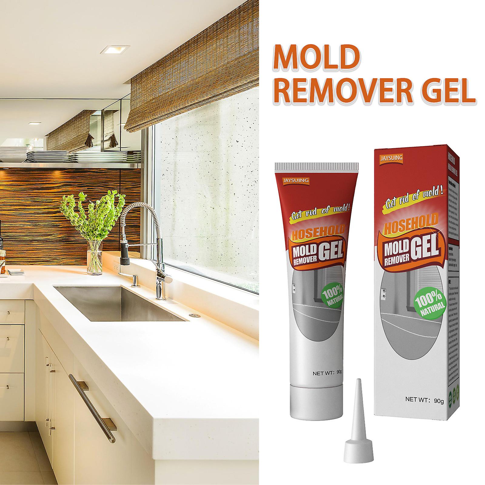 Demould Removal Gel Wall Wall Bathroom Kitchen White Wall Decontamination Mold Removal Mildew Spot Removal Detergent Color Classification 90g Box