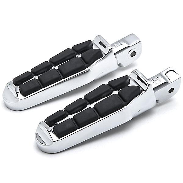 Tombstone Motorcycle Foot Peg Footrests Chrome LandR Compatible with Yamaha V-Star Virago 250 All Rear