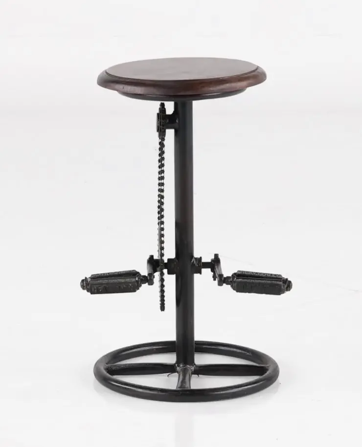 Bicycle Unicycle Counter Height Stool