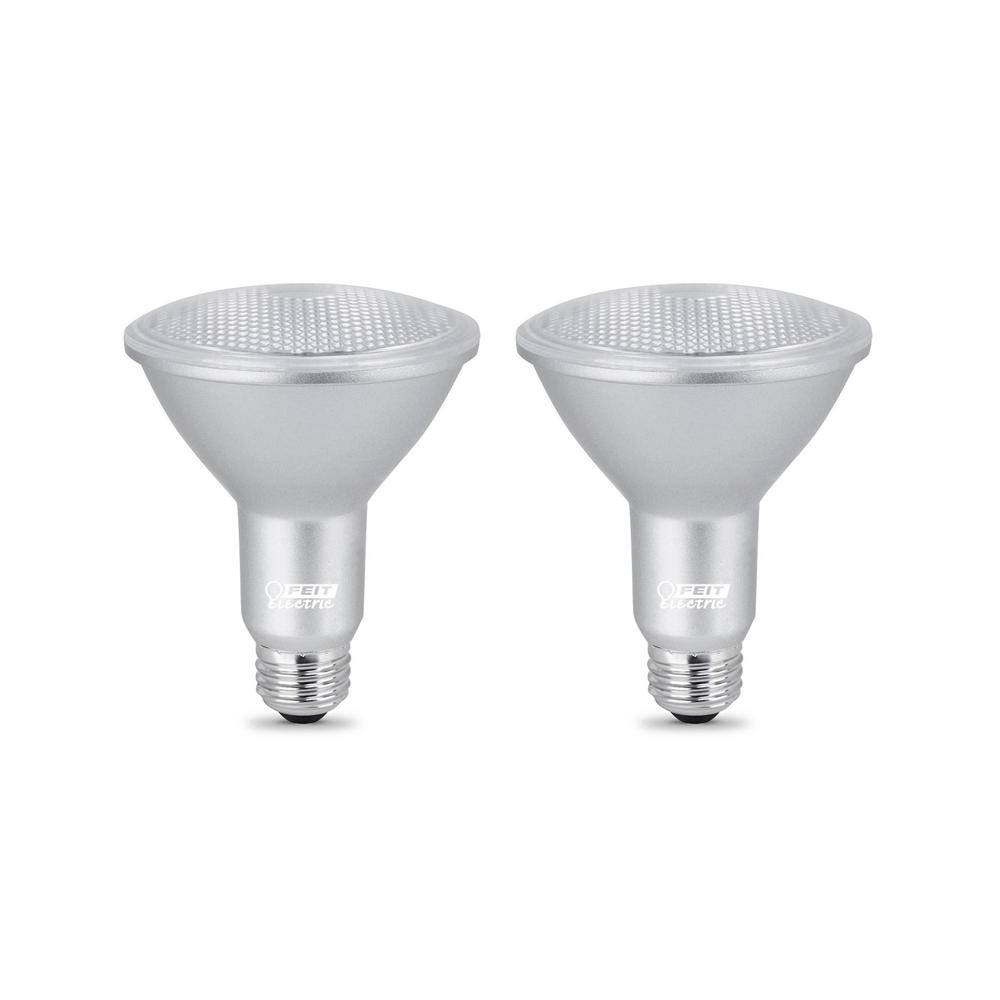 Feit Electric 75-Watt Equivalent PAR30 Dimmable Security or Track Lighting ENERGY STAR 90+ CRI Flood LED Light Bulb Daylight (2-Pack) PAR30LDM950CA2