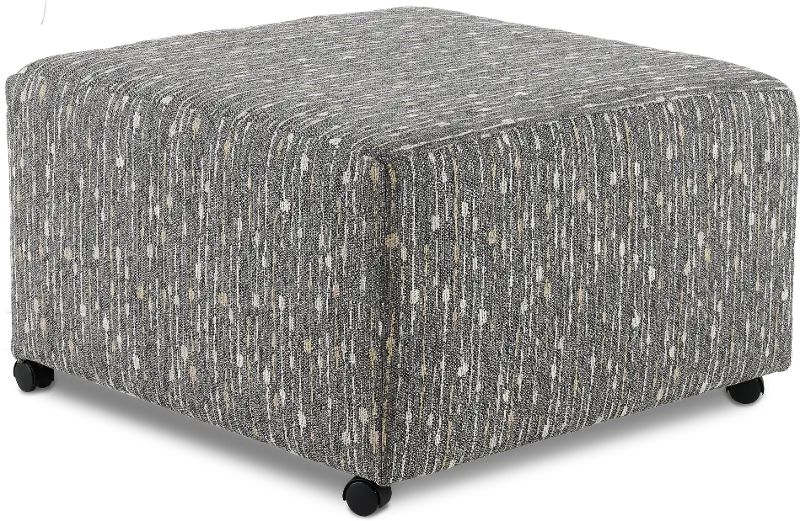 Simplicity Charcoal Gray Cocktail Ottoman