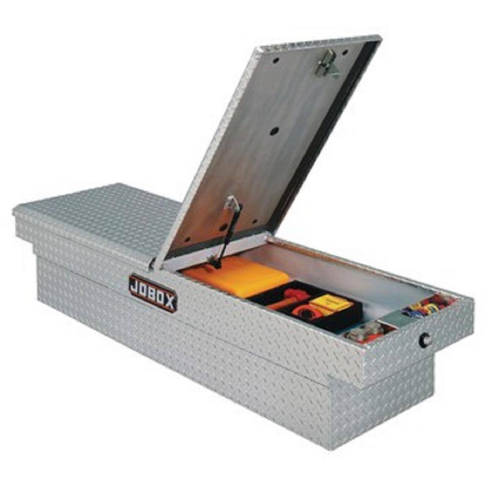 Crescent Jobox 71 Diamond Plate Aluminum Full Size Crossbed Truck Tool Box PAC1596000