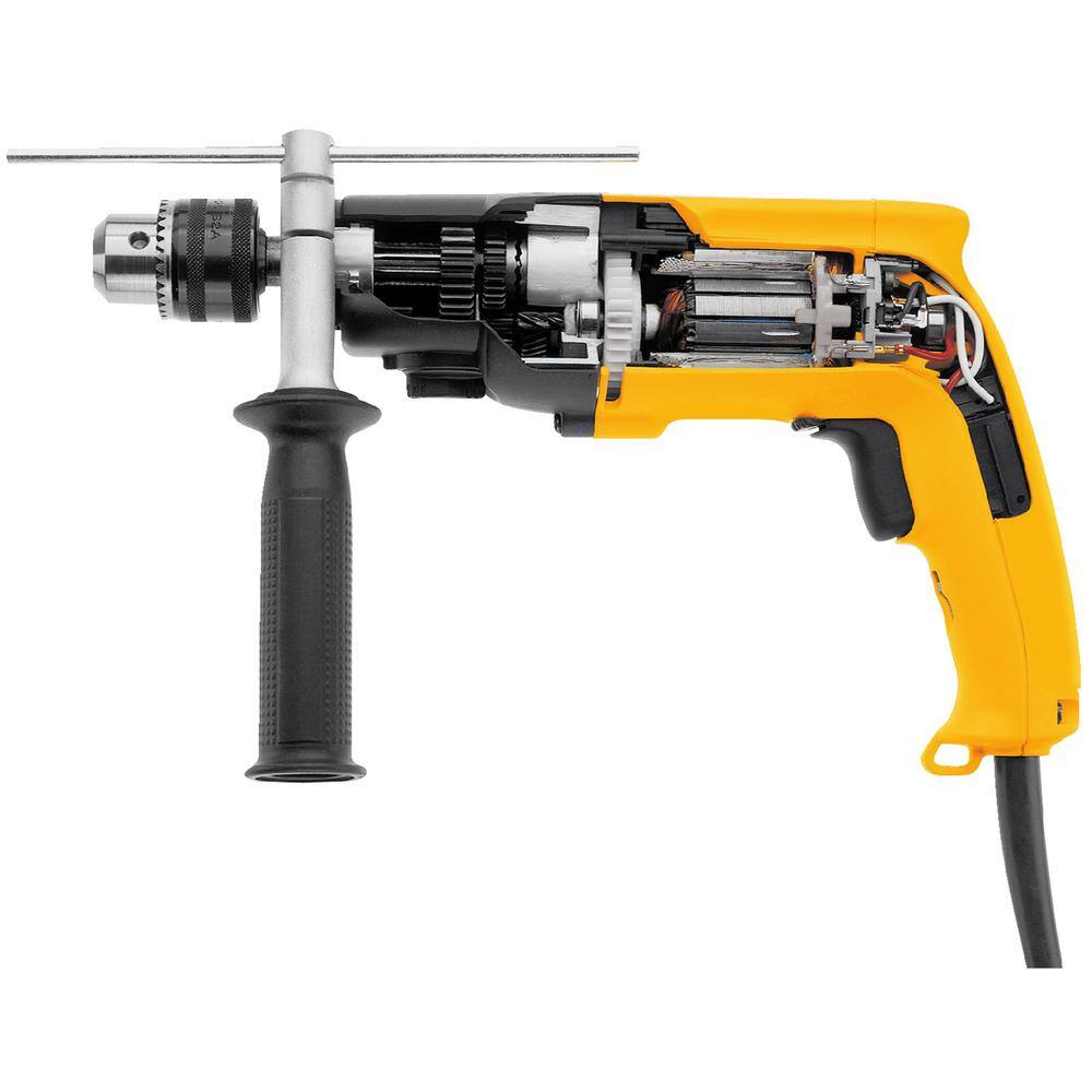 DW 7.8 Amp 12 in. Variable Speed Reversing Dual-Range Hammer Drill DW505