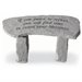 Kay Berry If You Pause To Reflect Small Garden Bench - 29 in. Cast Stone