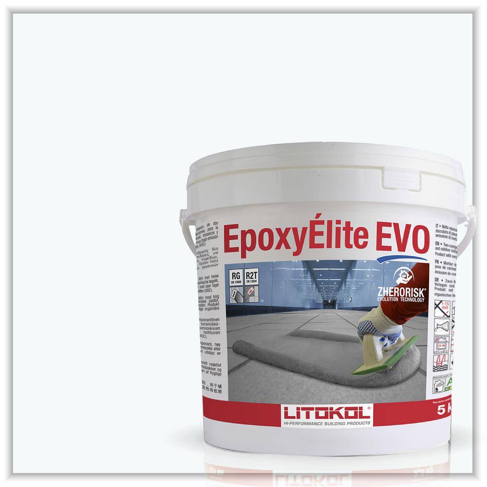 The Tile Doctor 5 kg EpoxyElite EVO 100 Bianco Assoluto EEE100 5kg-11lb