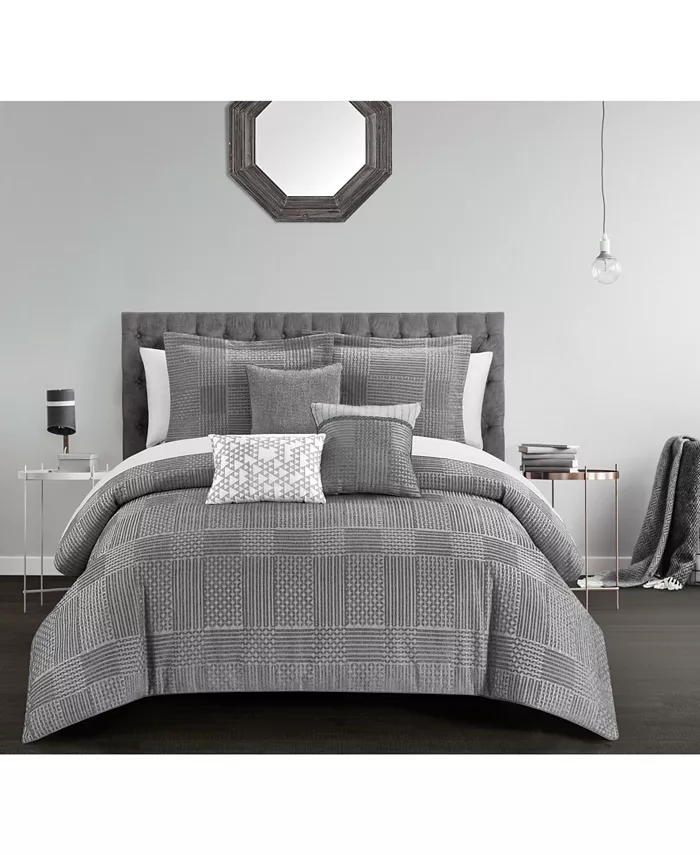 Chic Home Jodie 6 Piece Comforter Set， Queen