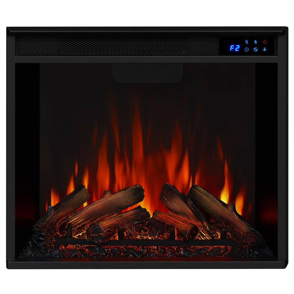 Real Flame Ashley 48 in. Electric Fireplace in Blackwash 7100E-BW