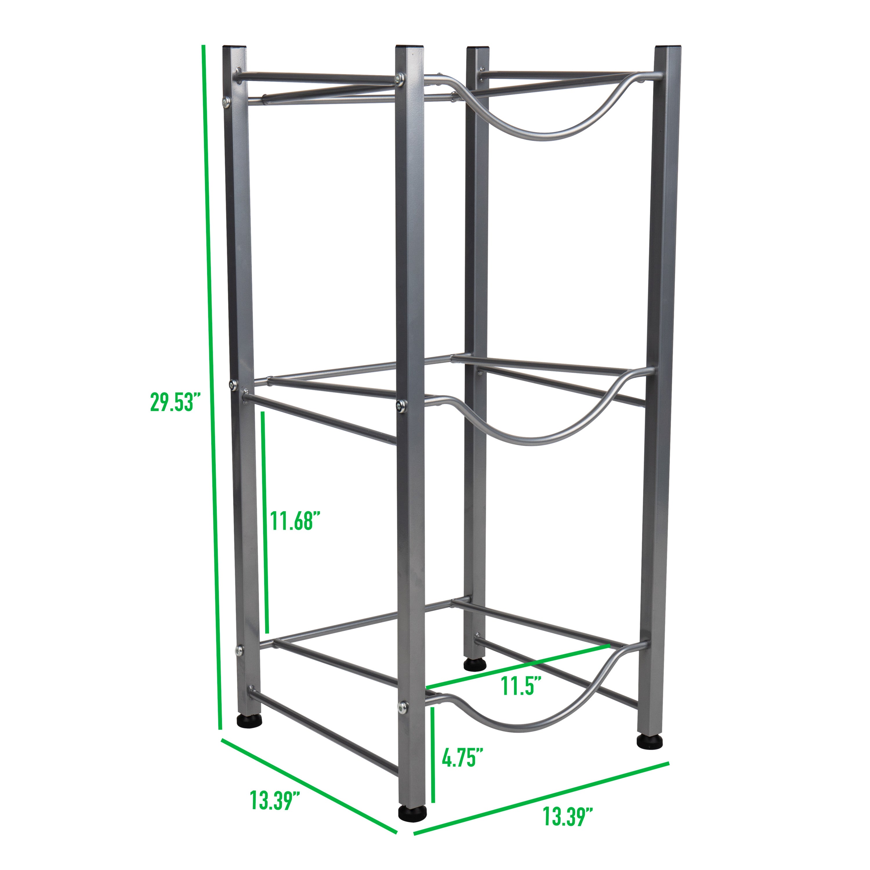 Mind Reader 3 Tier Heavy Duty Metal Water Jug Holder