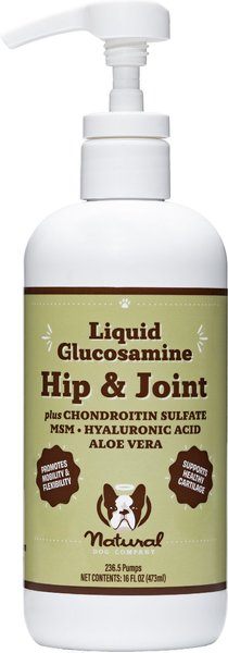 Natural Dog Company Liquid Glucosamine Hip and Joint Oil， 16-oz bottle