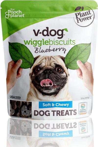 V-Dog Wiggle Biscuit Grain-Free Blueberry Dog Treats