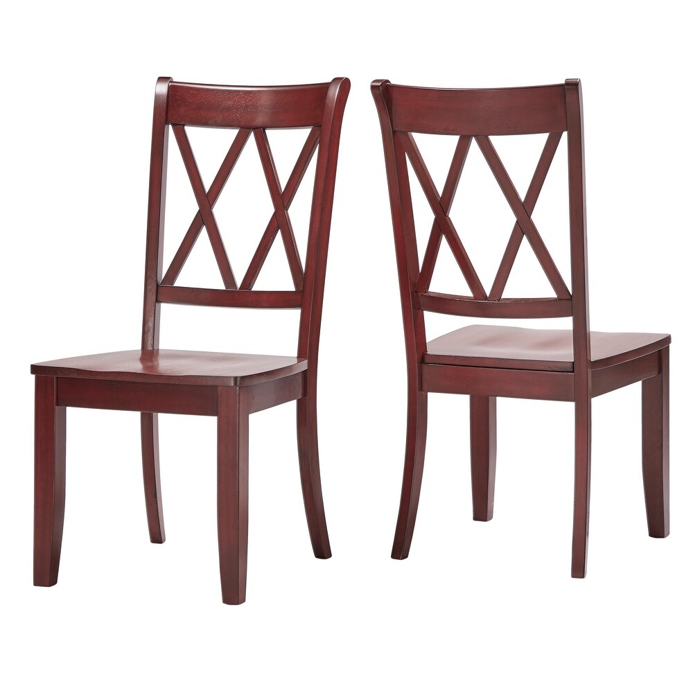 Eleanor X Back Wood Dining Chair (Set of 2) by iNSPIRE Q Classic