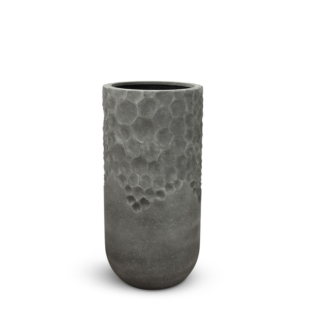 Bubble Planter in Black Matte Finish 36\