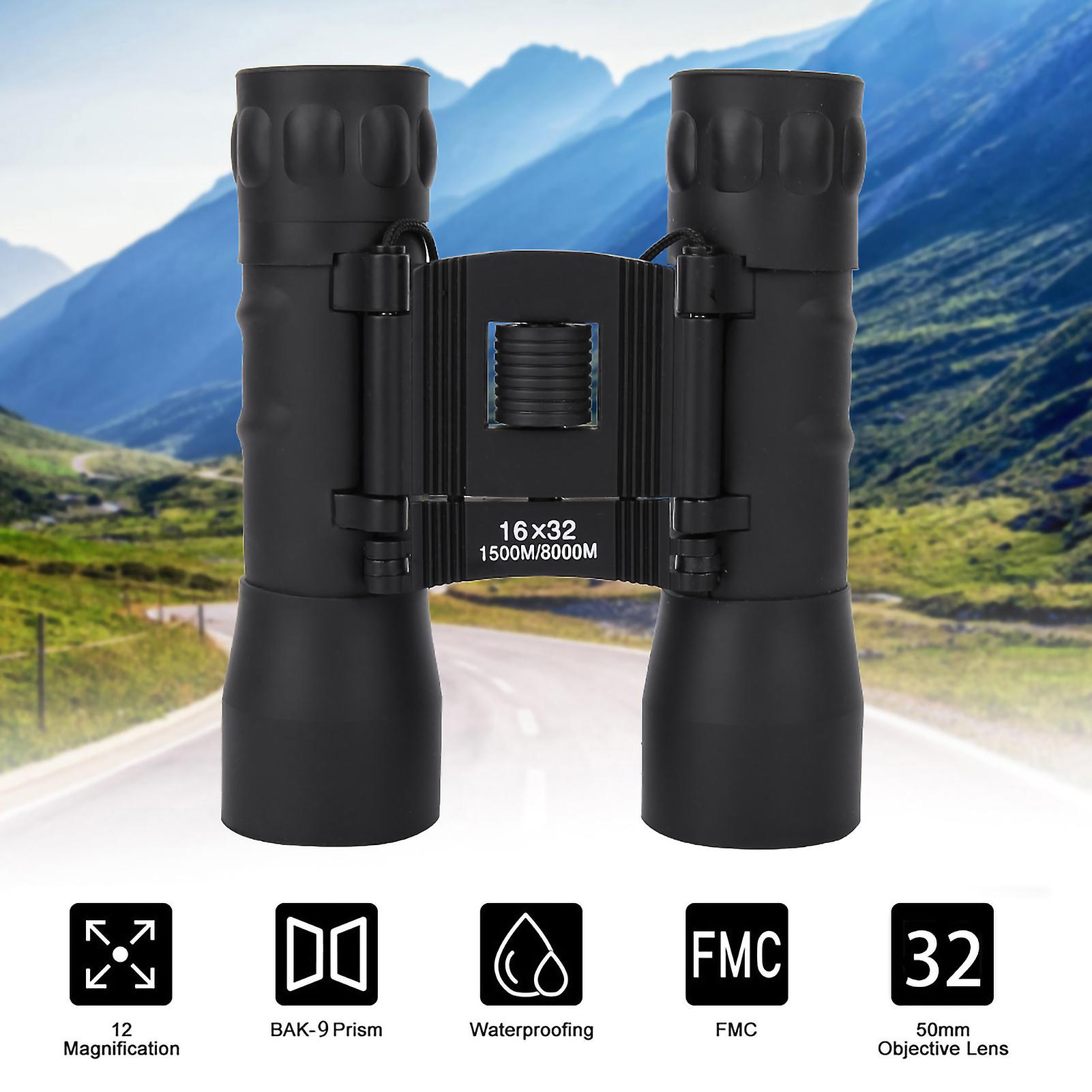 16x32 Portable Folding Binocular Night Vision Telescope Outdoor Camping Hunting