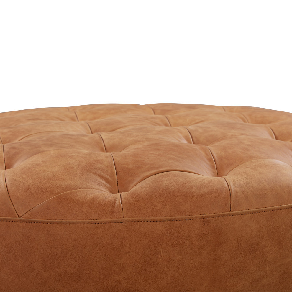 Poly and Bark Ascot Ottoman   Transitional   Footstools And Ottomans   by Edgemod Furniture  Houzz