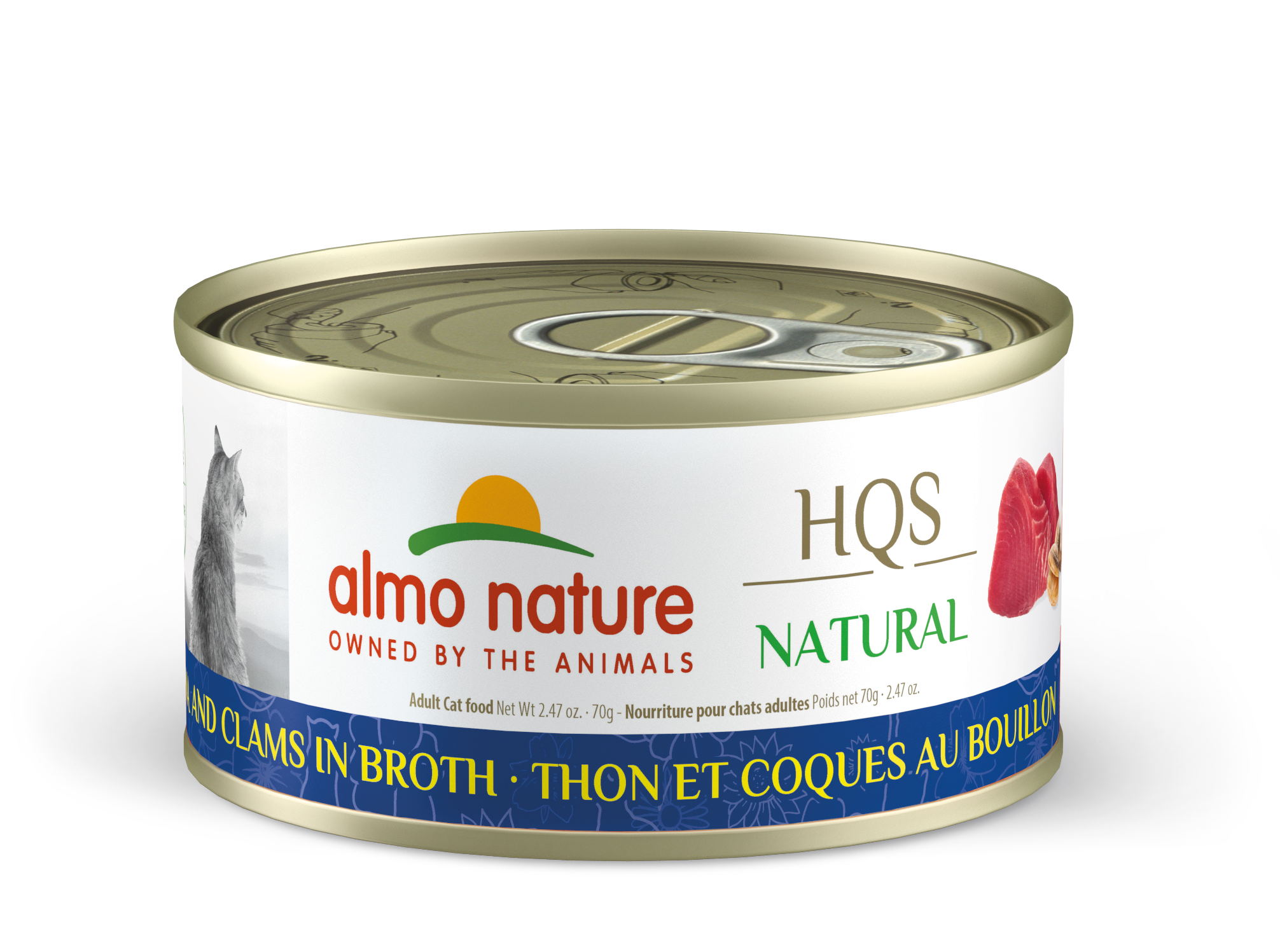 Almo Nature Natural Tuna  Clams Canned Cat Food