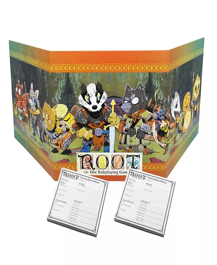 Magpie Games Root The Rpg Gm Accessory Pack a Trifold Gm Screen 2 Notepads， Game Master Supplement For Root The Role Playing Game， Featuring Tools， Table And Game Running information