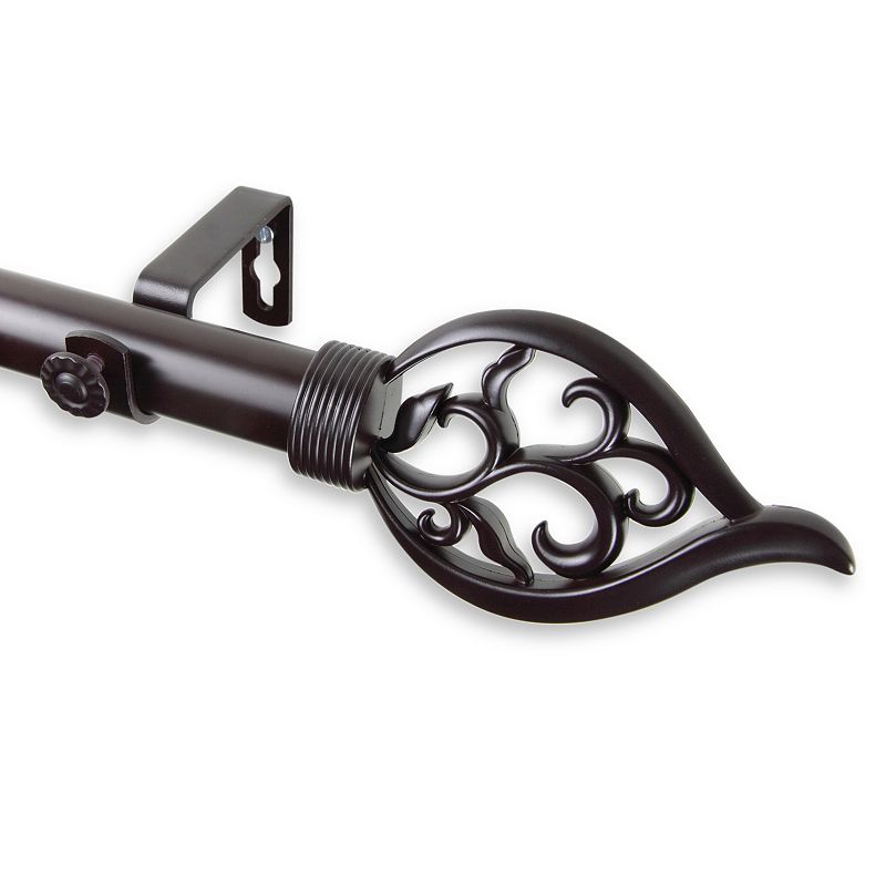 Rod Desyne Flora Adjustable Curtain Rod