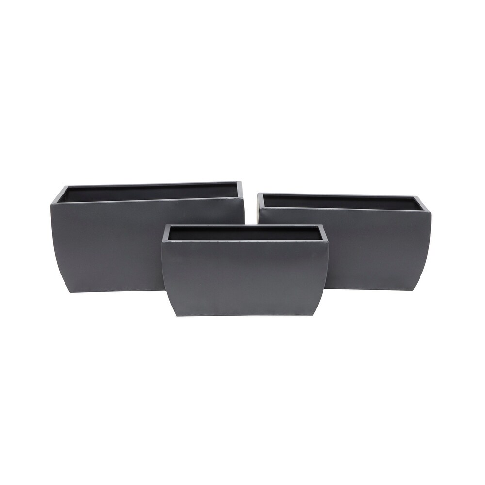 Metal Modern Planter (Set of 3)   S/3 20\