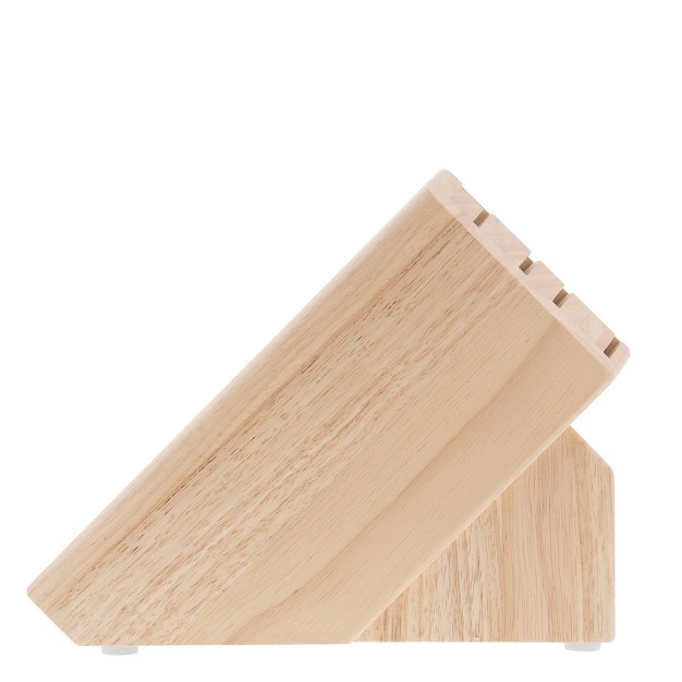 Zwilling Pro 16 slot Knife Block Rubberwood Natural