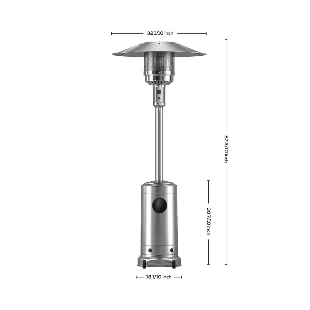 WESTIN OUTDOOR Freestanding 47,000 BTU Patio Heater 3001-BK