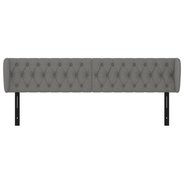 vidaXL Headboard with Ears Light Gray 40.6