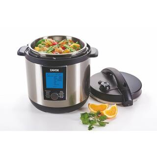 Zavor LUX LCD 6 Qt. Stainless Steel Electric Pressure Cooker with Stainless Steel Cooking Pot ZSELL02