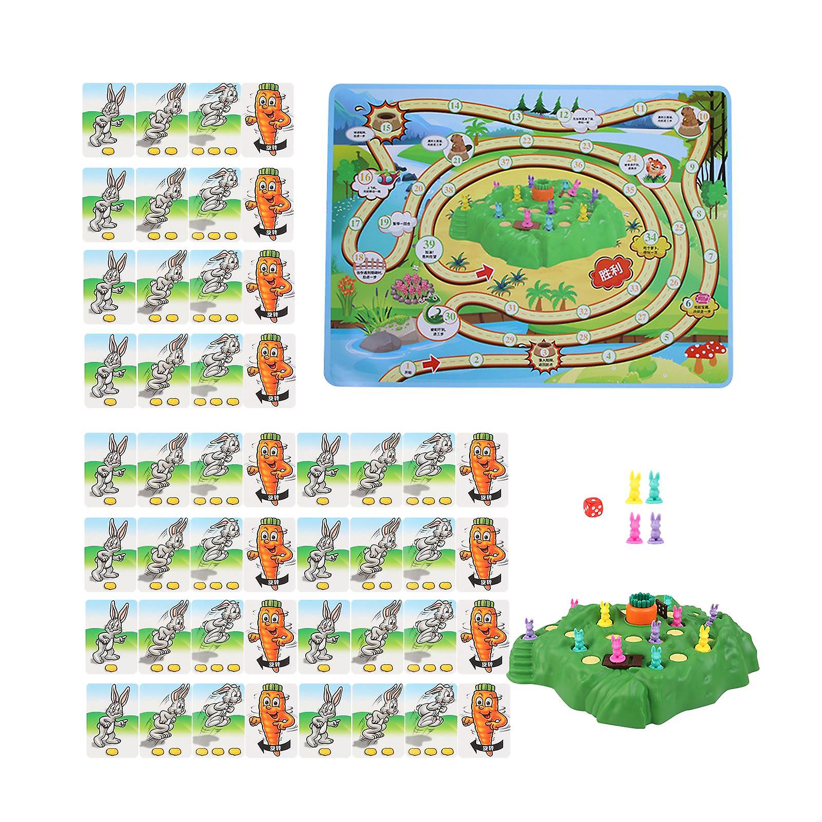 Rabbit Trap Game Board Game Rabbit Competitive Trap Game For 4 Years Old Style B