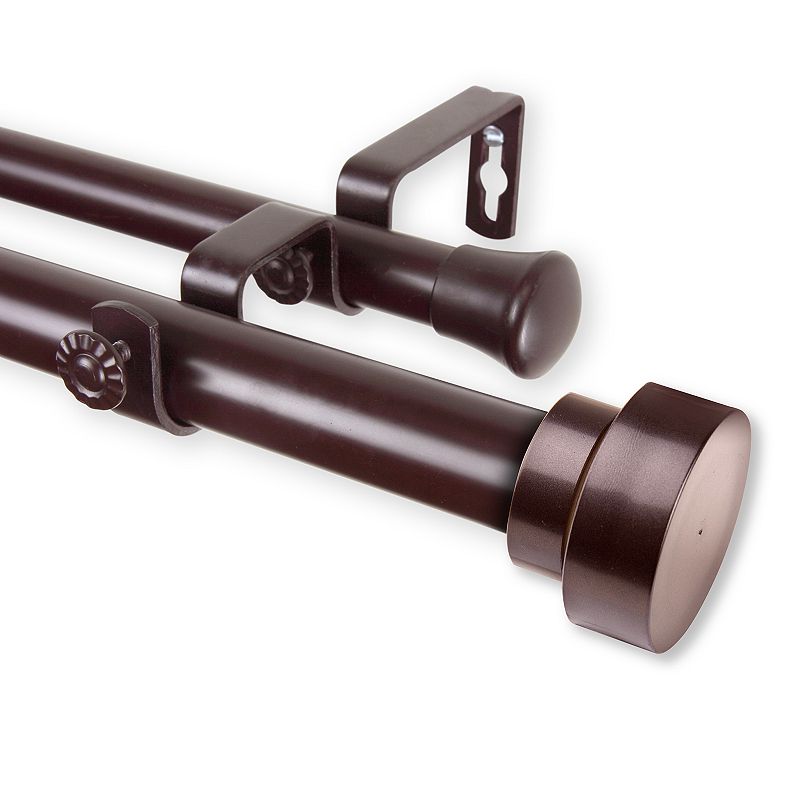 Rod Desyne Bonnet Double Window Curtain Rod