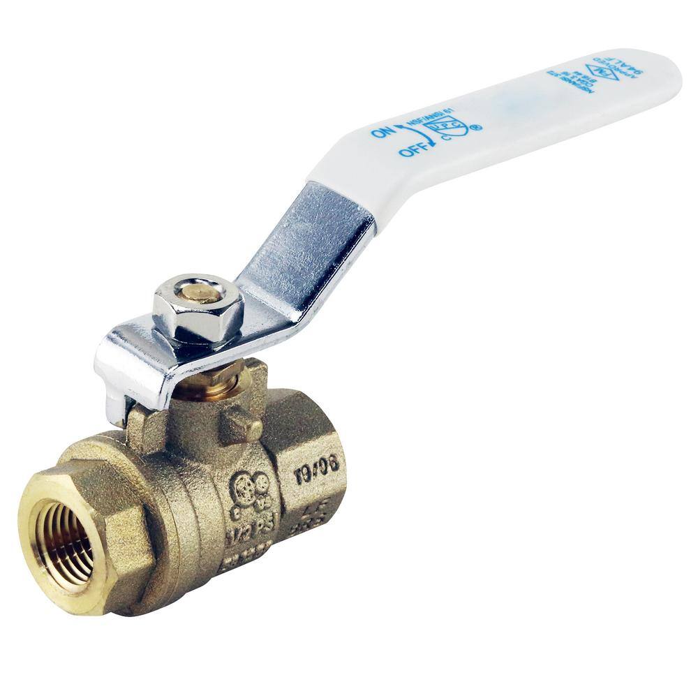 Apollo 14 in. Lead Free Brass FNPT x FNPT Full-Port Ball Valve 94ALF10101A