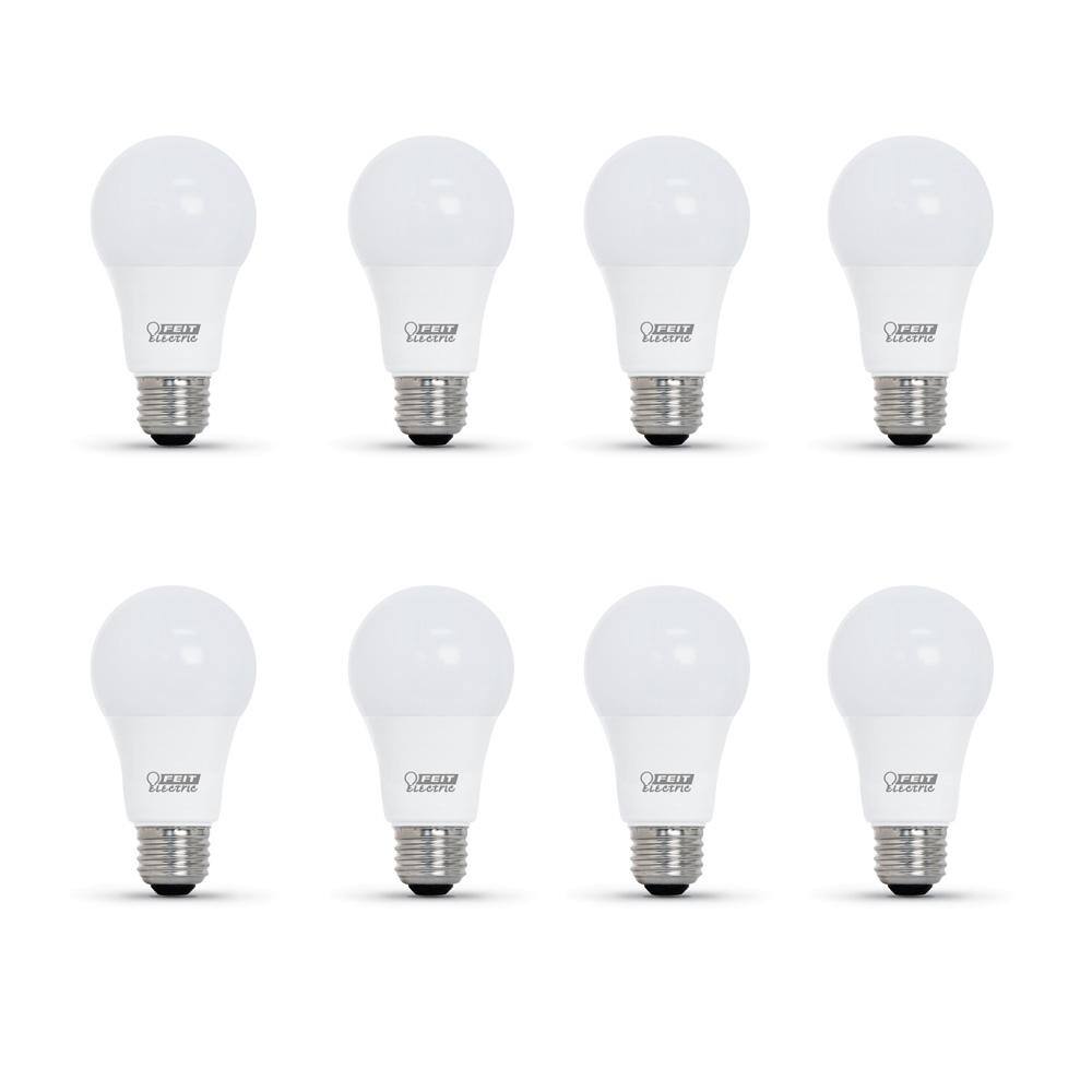 Feit Electric 40-Watt Equivalent A19 Dimmable CEC Title 20 Compliant LED ENERGY STAR 90+ CRI Light Bulb Soft White (8-Pack) OM40DM927CA42