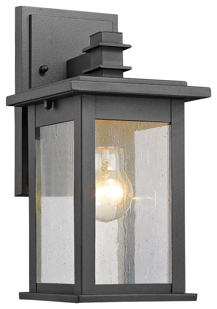 Tristan 1 Light Outdoor Wall Sconce 12 quotHigh   Transitional   Outdoor Wall Lights And Sconces   by CHLOE Lighting  Inc.  Houzz