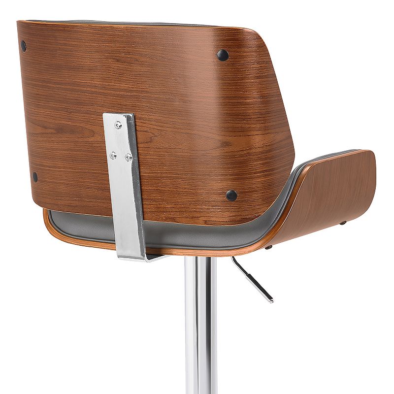 Armen Living London Contemporary Swivel Bar Stool