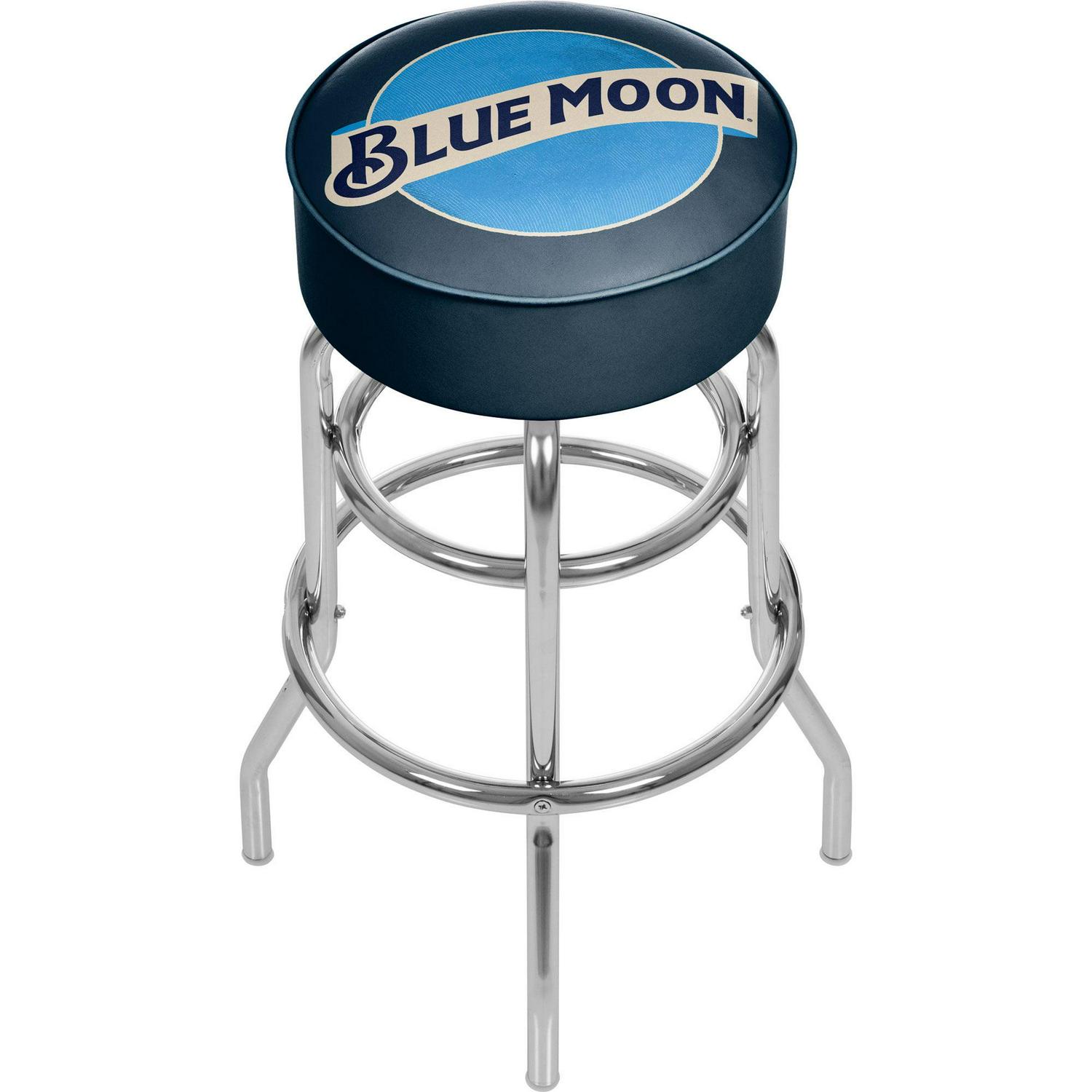 Blue Moon Padded Bar Stool