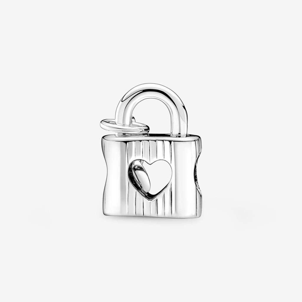 PANDORA  Padlock & Heart Key Charm