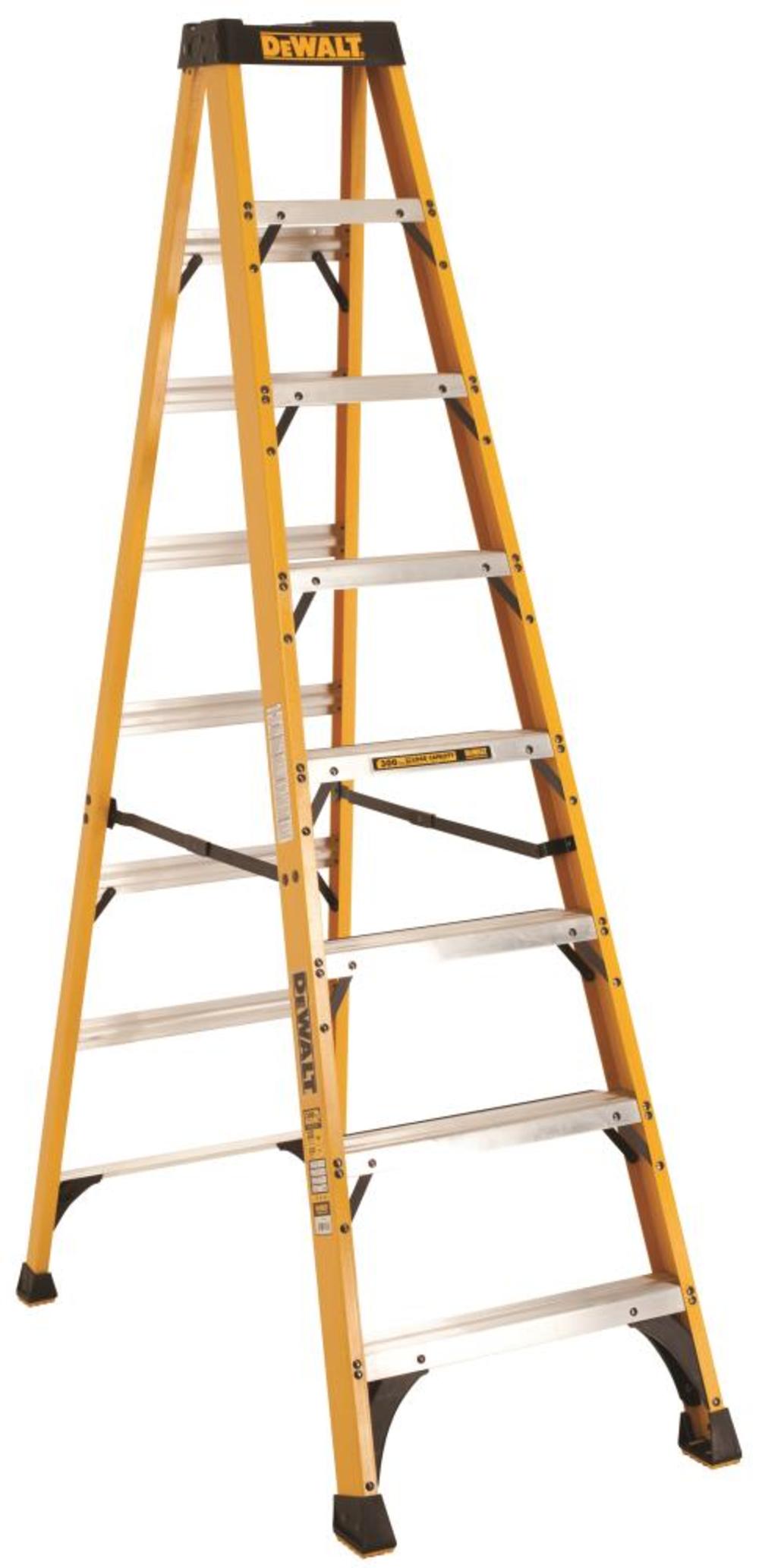 8' Fiberglass Step ladder 300lbs.