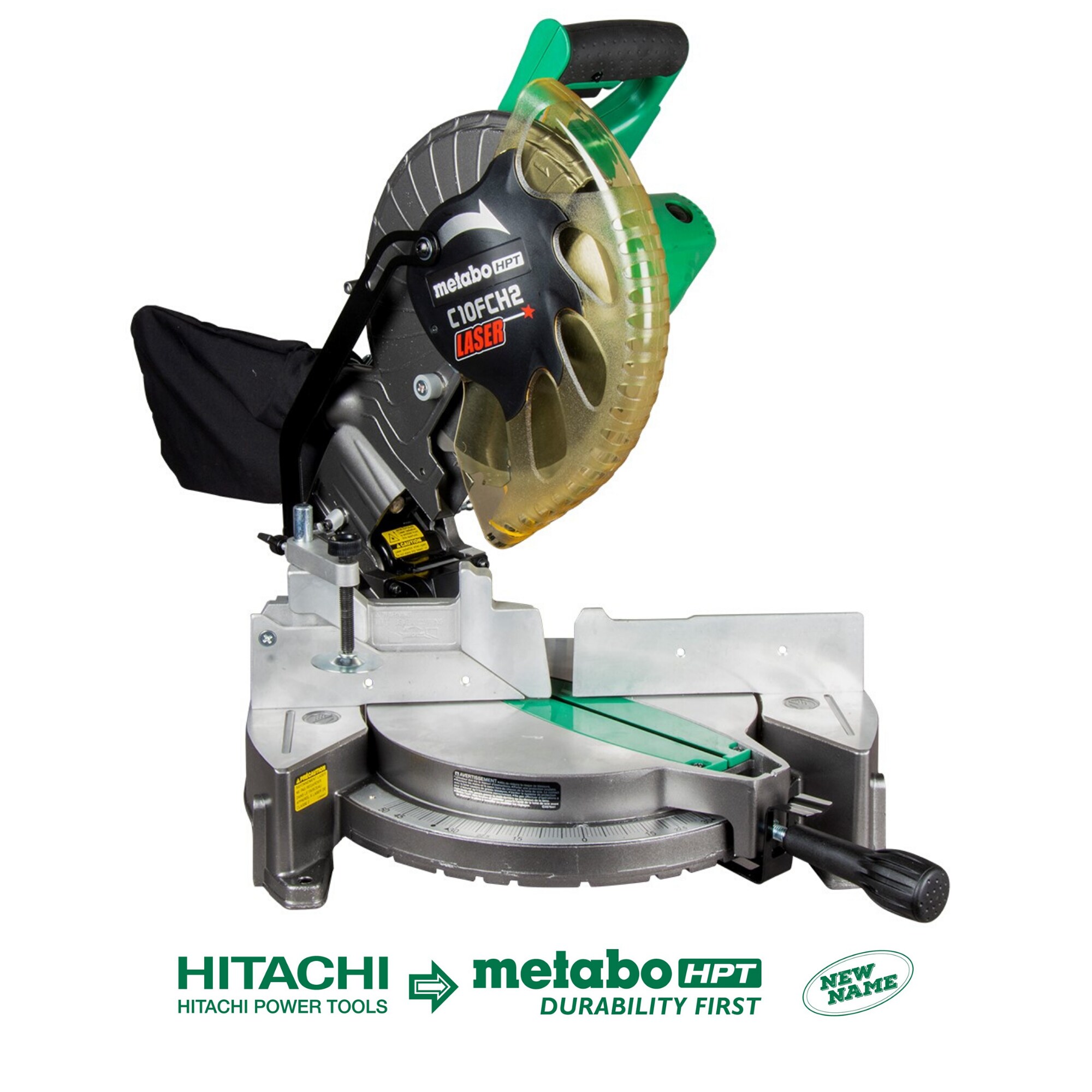 Metabo HPT C10FCH2SM 10-in 15 Amps-Amp Single Bevel Compound Corded Miter Saw