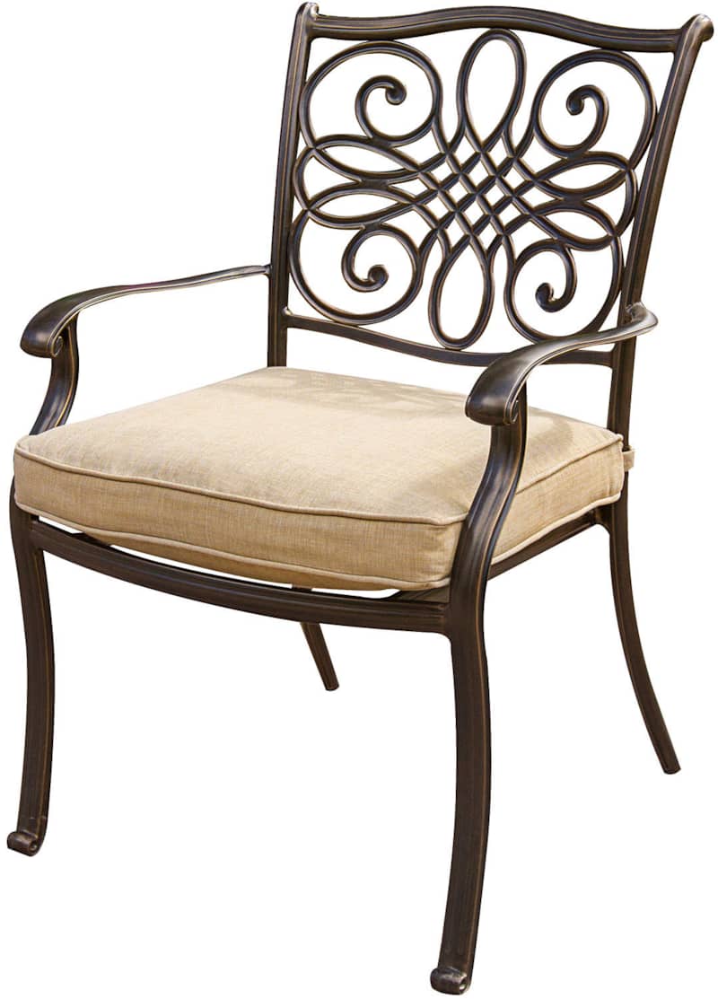 Hanover Brown Traditions 5-Piece Outdoor Dining Patio Set