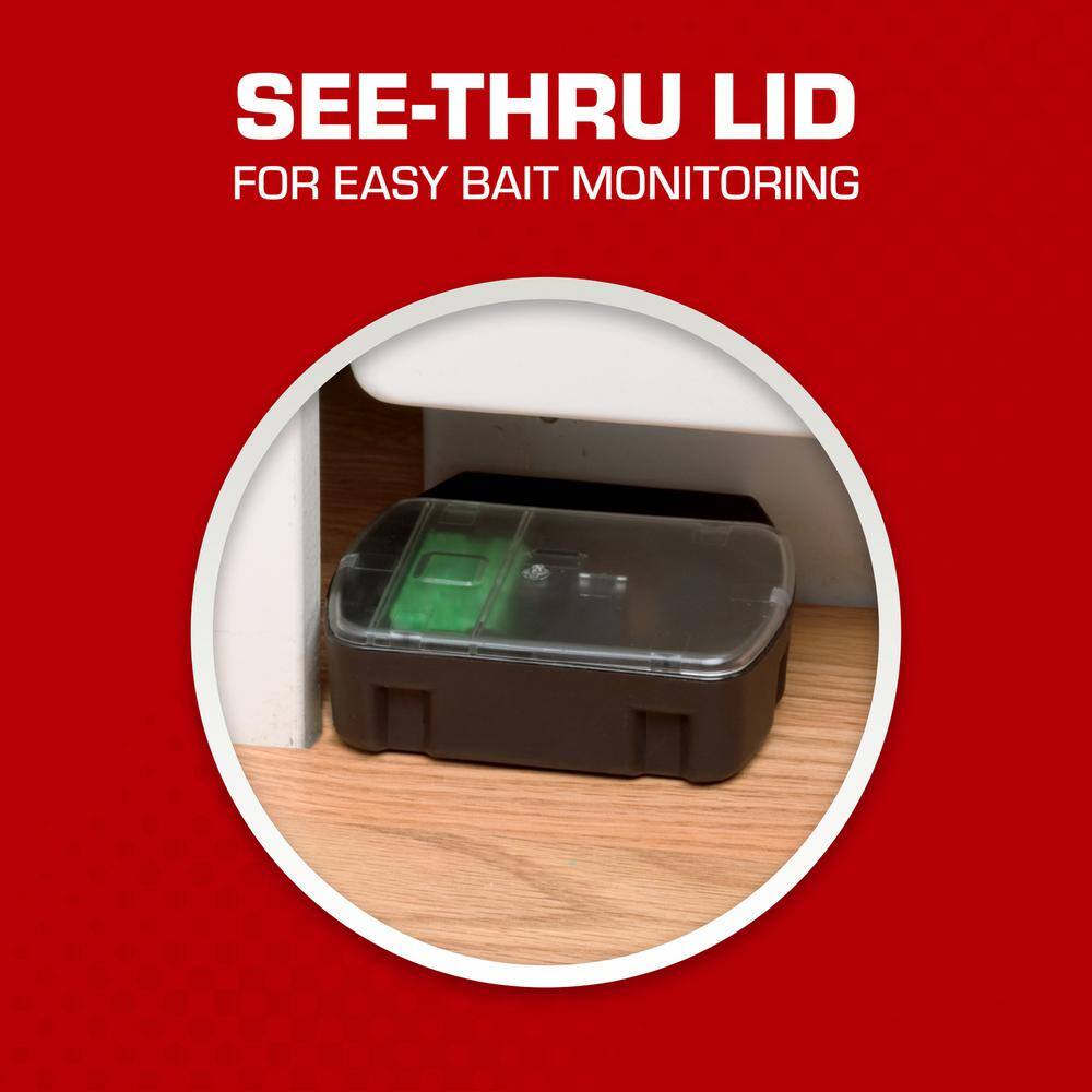 TOMCAT Mouse Killer Child and Dog Resistant Refillable Station 0372110