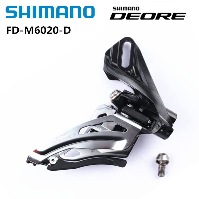 Shimano Deore FD M4100 M M617 FD M6020 D 34.9mm Clamp Front Derailleur MTB Mountain Bike M Bracket 2x10 Speed Cycling Parts