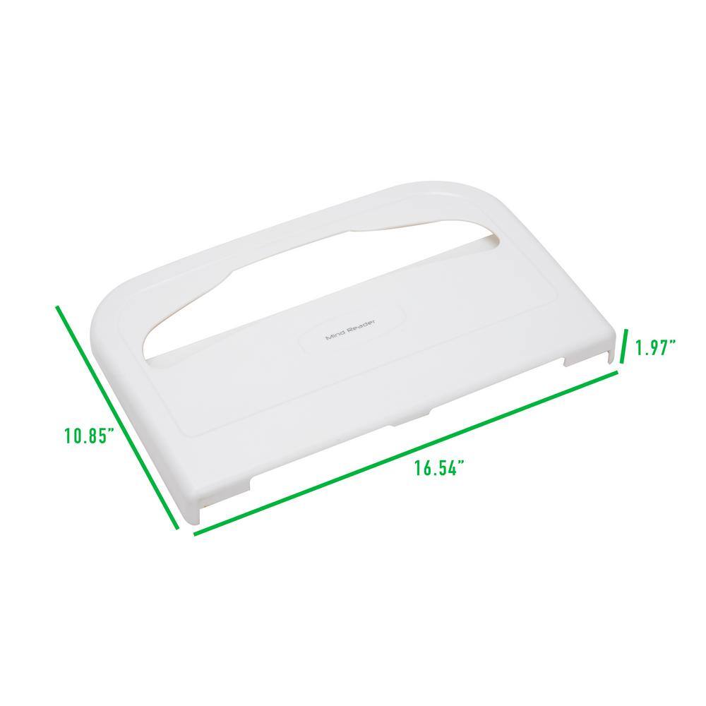 Mind Reader 10.85 in. x 16.54 in. W White Toilet Seat Cover Dispenser 2TPSEAT-WHT