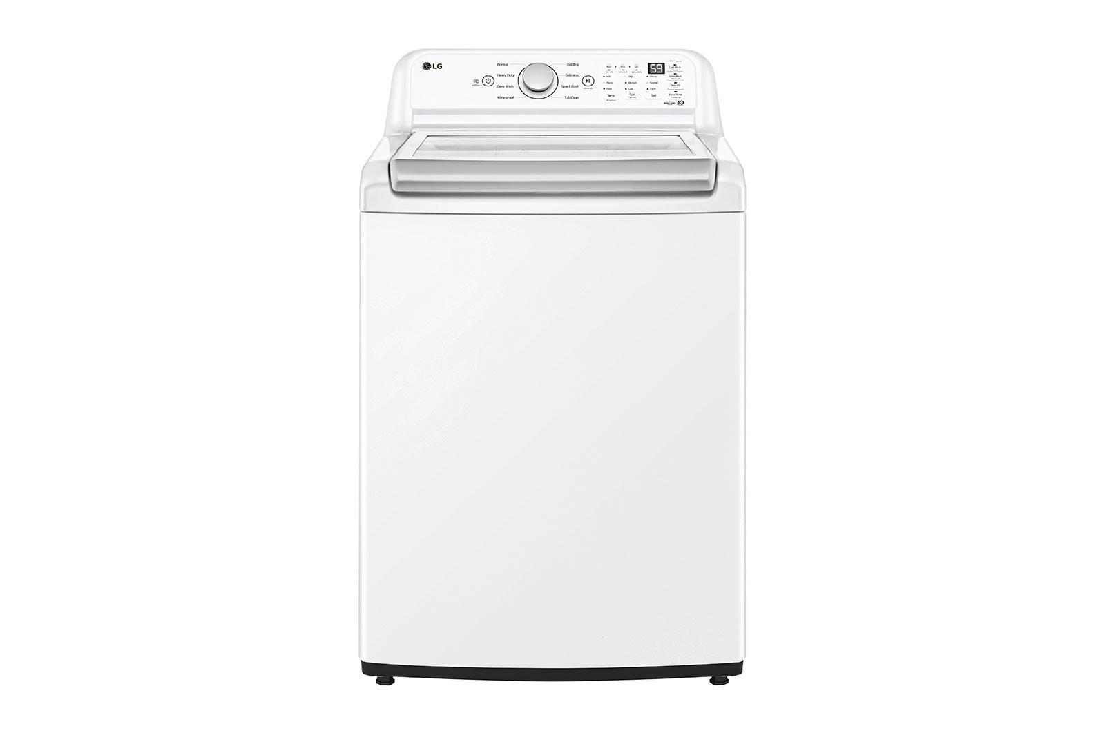 Lg WT7155CW 4.8 Cu. Ft. Mega Capacity Top Load Washer With 4-Way™ Agitator & Turbodrum™ Technology