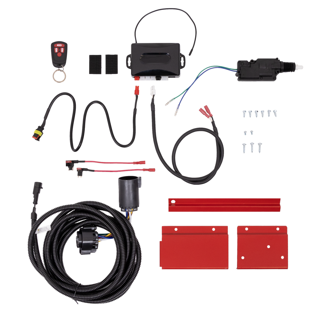 Weather Guard Remote Keyless Entry Kit with Hitch Wire Harness Saddle Box